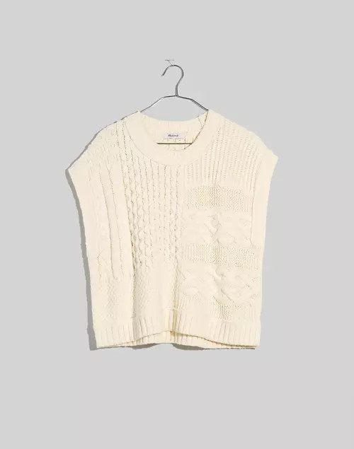 Patchwork Sweater Vest | Madewell