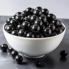 Naturejam Black Gumballs 2 Pounds-For Black Candy Buffets Or Zebra Themed Sweets Stations or Gum ... | Amazon (US)