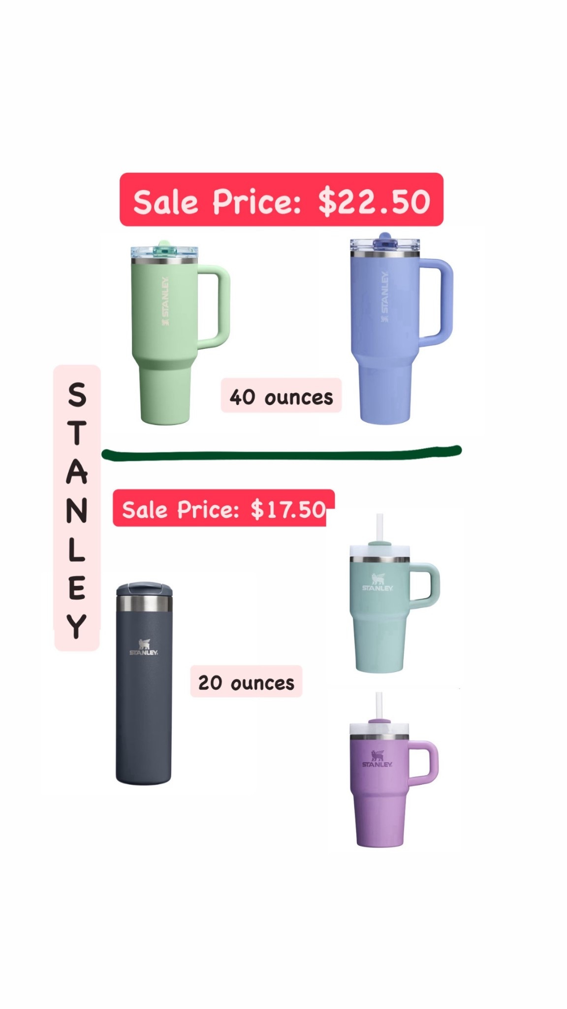 All of these Stanley’s are under $25! Perfect for gift giving this Christmas season!! 

#LTKGiftGuide #LTKSaleAlert #LTKActive
