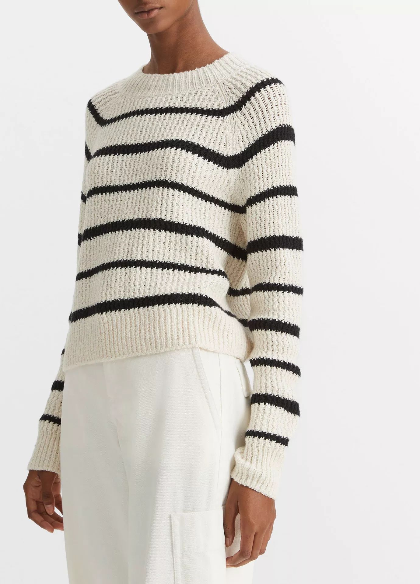 Ribbed Stripe Pullover | Vince LLC