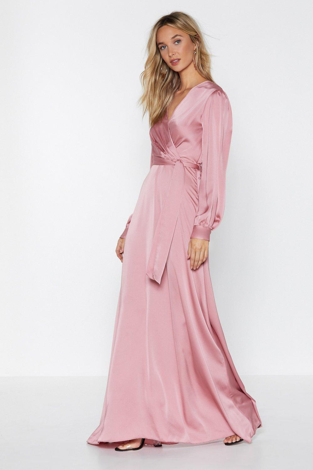 Satin Love Maxi Dress | NastyGal (US & CA)