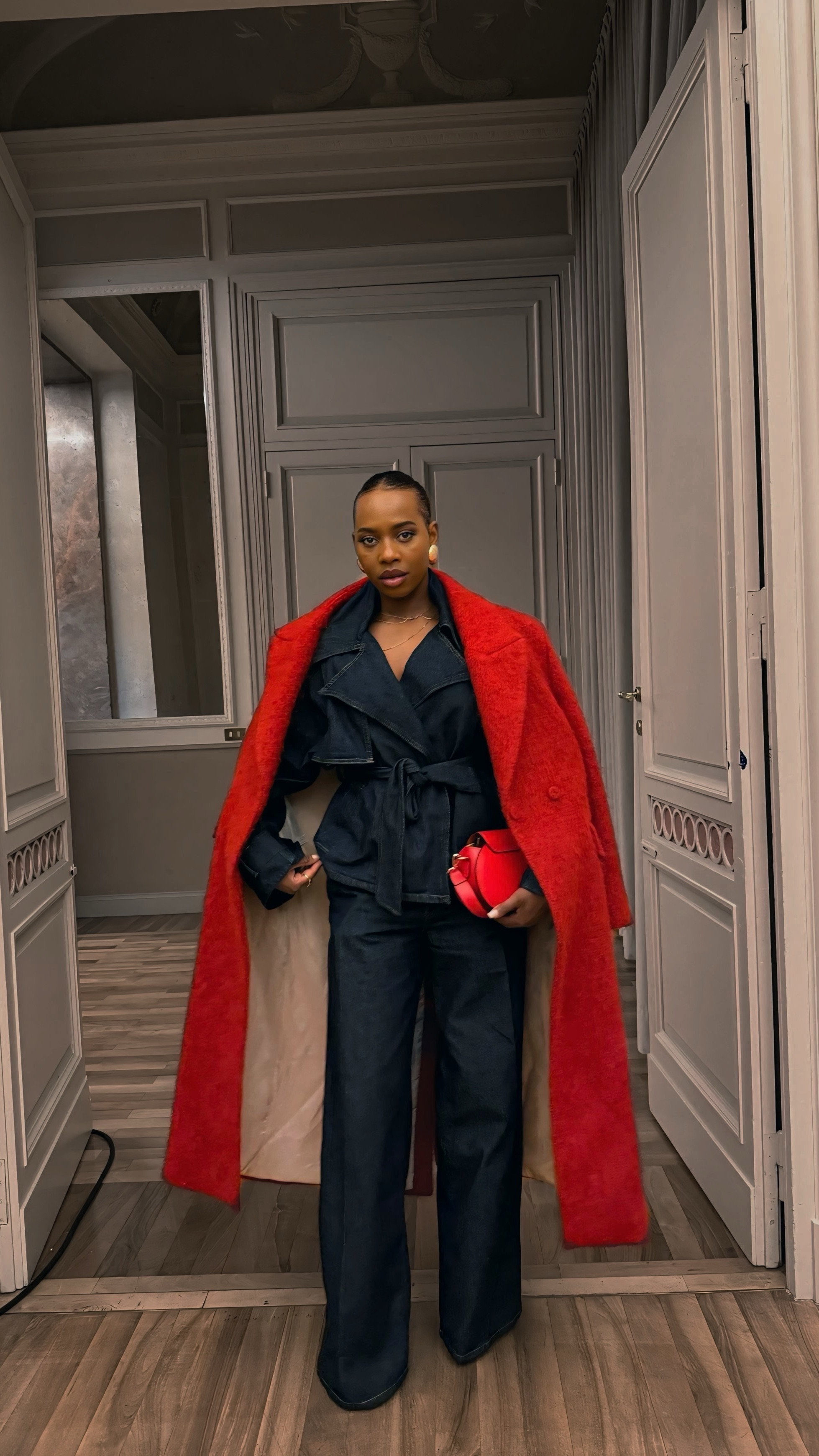 Denim and red  

#LTKStyleTip #LTKParties