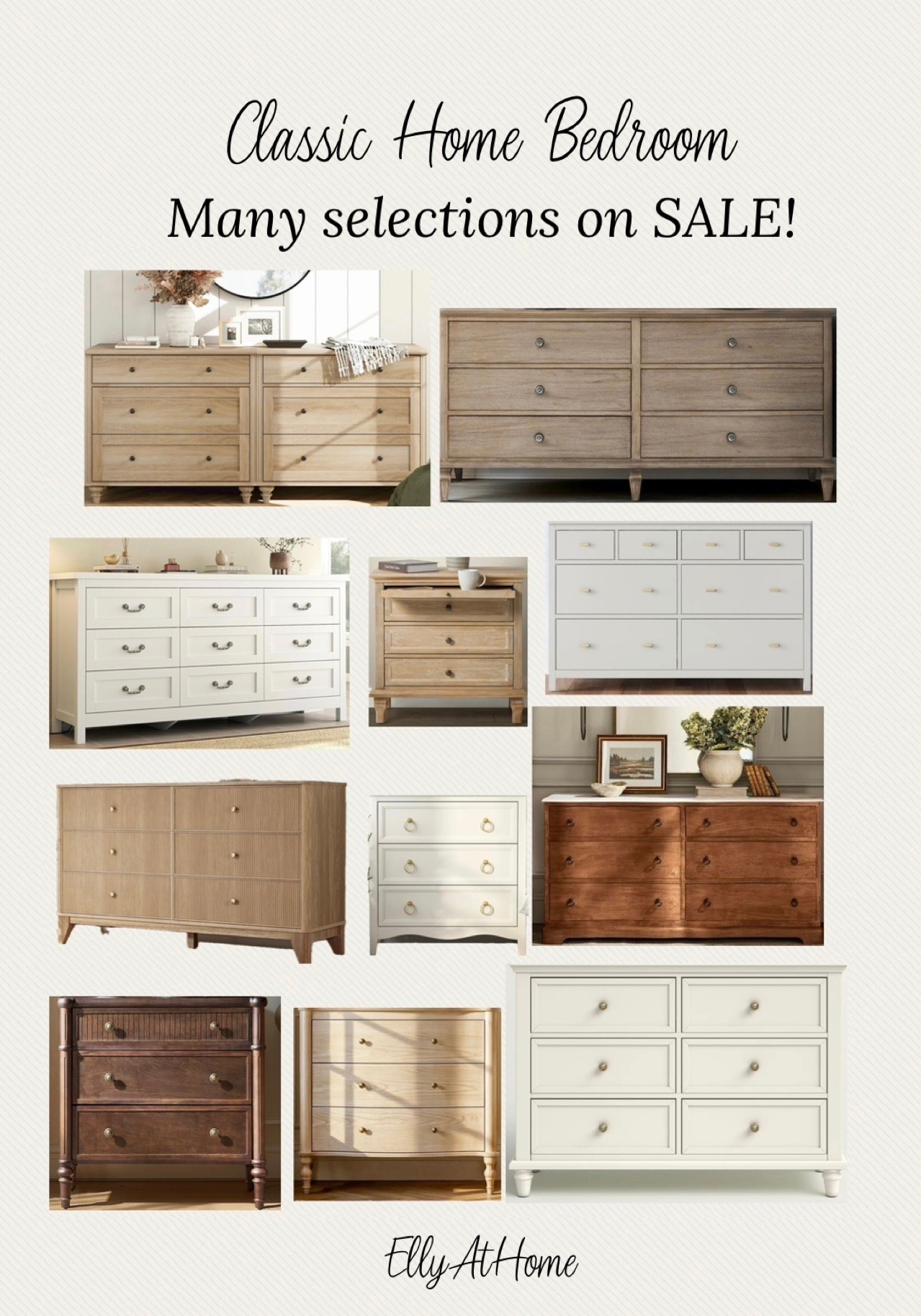 Labor Day sales! Classic home bedroom dressers in a variety of woods and styles! Primary bedroom, guest bedroom, teen bedroom.

#LTKHome #LTKSaleAlert