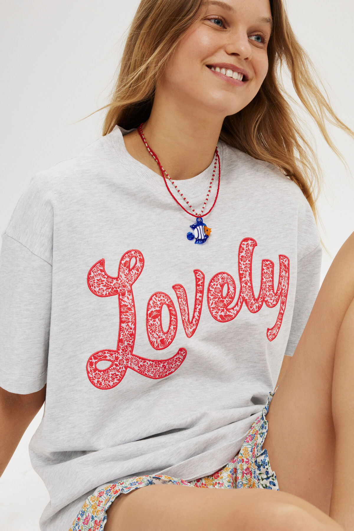 Boxy Tee Made With Liberty Fabric Graphic/Trims | Cotton On (ANZ)