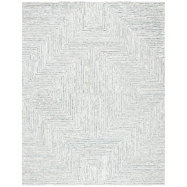 SAFAVIEH Micro-Loop MLP176F Light Grey / Ivory Rug | Walmart (US)