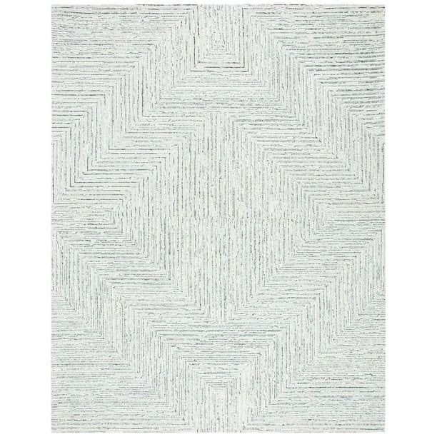 SAFAVIEH Micro-Loop MLP176F Light Grey / Ivory Rug | Walmart (US)