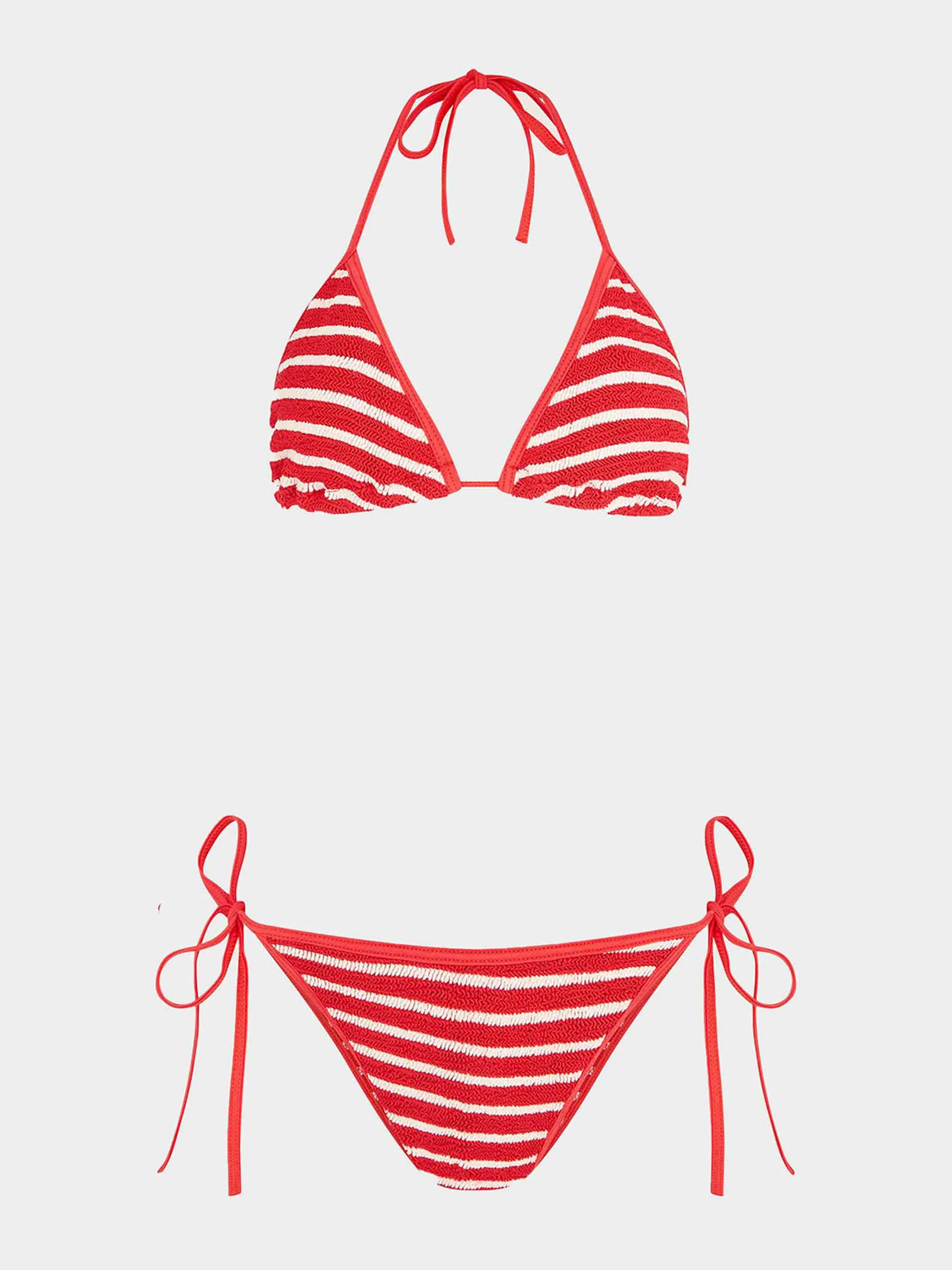 Gina Bikini - Red/White Stripe | HUNZA G