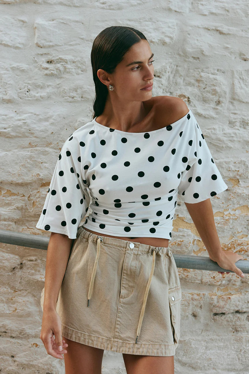 Tessa Top Polka Dot | VRG Grl