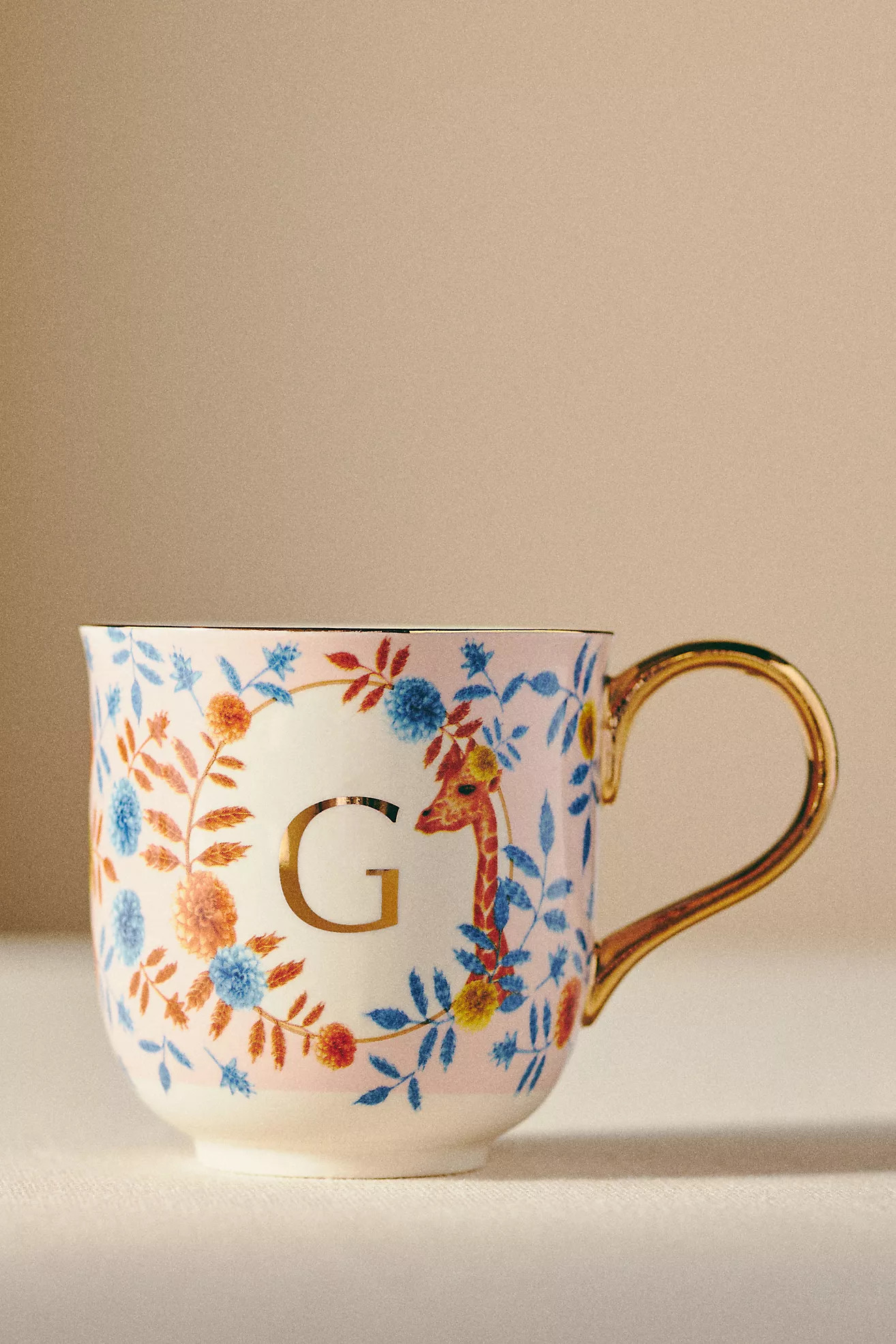 Lou Rota Nature Table Monogram Mug | Anthropologie (US)