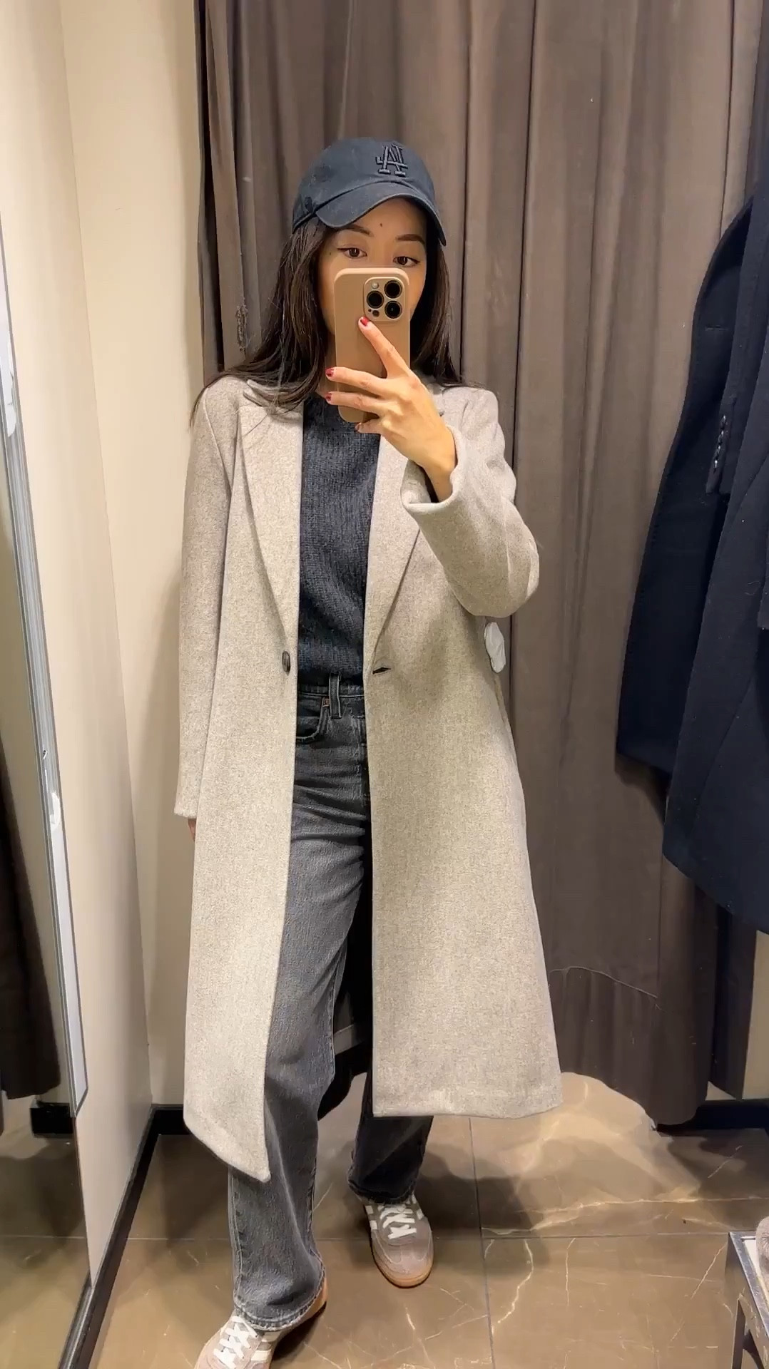 Under $50 soft jacket in S - I bought this in gray years ago and saw these new colors! also linked a burgundy cardigan I tried that was thicker weight and very petite friendly- S fit like XS 

• Zara coatigan / light jacket in Size Small. It runs slim and fits like XS for me, I just need to fold the sleeve length under. 

FYI This one is unlined but good to throw in for travel or in-between weather when it’s not too cold. Has a sleek look 

• Levi’s ribcage jeans 24 x 27 length petite friendly 

• adidas Spezial sneakers size 5, runs big 

• quince fisherman cashmere sweater Xs 

• 47 brand clean up cap. I also have the plain solid black color

#LTKWatchNow #LTKFindsUnder50 #LTKSeasonal