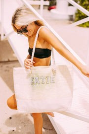 Canvas Beach Bag | KenzKustomz