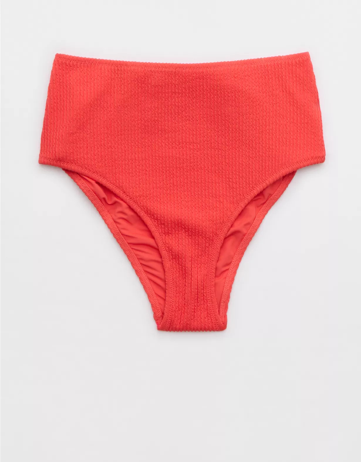 Aerie Crinkle High Waisted Cheeky Bikini Bottom | Aerie
