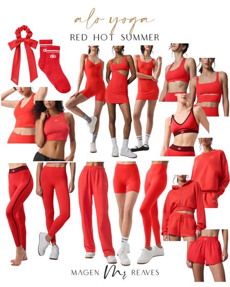Alo just dropped their red collection for summer and it is GOOD!!! I bought everything 

#LTKStyleTip #LTKFitness #LTKActive