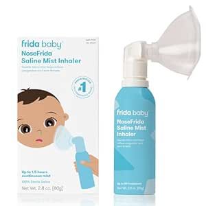 Frida Baby NoseFrida Saline Mist Nasal Inhaler, Allergy Relief and Congestion Relief for Babies +... | Amazon (US)
