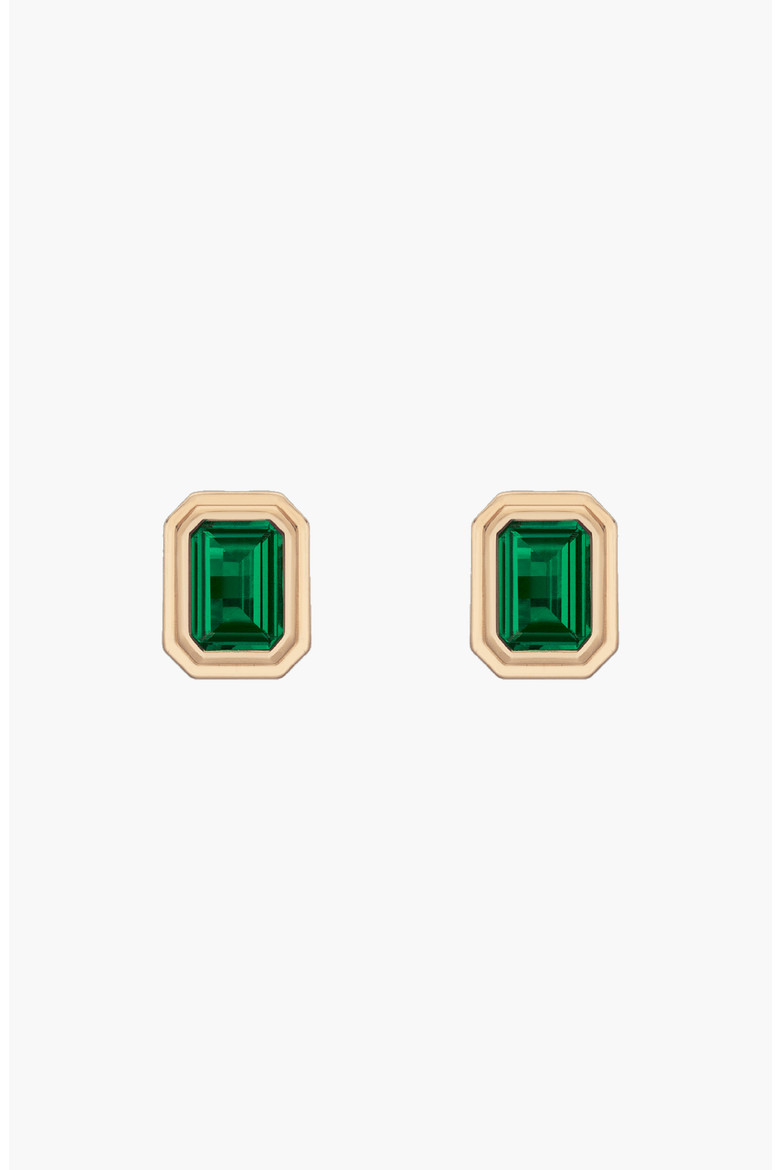 Lab Grown Emerald Heirloom Stud Earrings (Women) | Nordstrom | Nordstrom