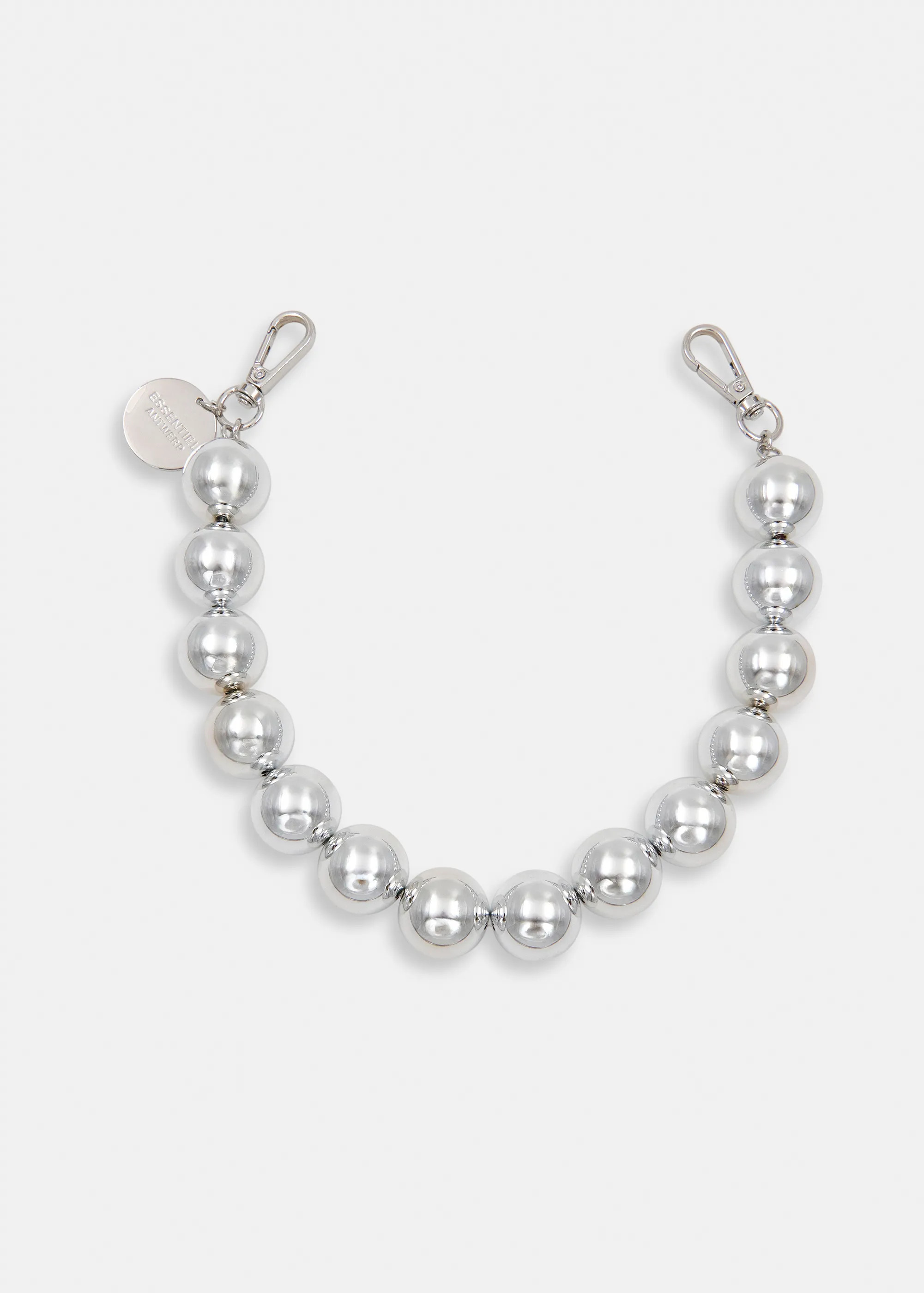 Silver-tone beaded necklace | Essentiel Antwerp United Kingdom | Essentiel Antwerp