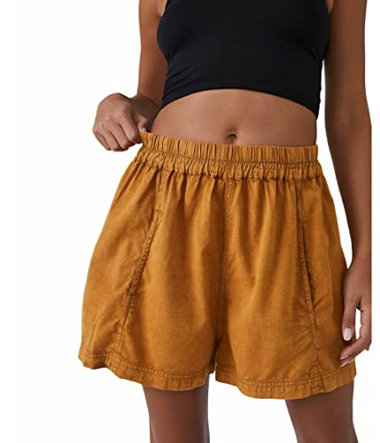 Free People Get Free Poplin Pull-On Spiced Pecan XS (Women's 0-2) | Amazon (US)