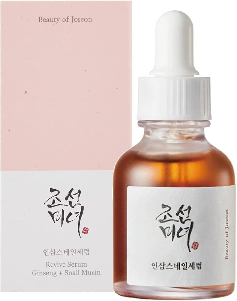 Beauty of Joseon Revive Serum Snail Mucin Ginseng Hydrating Repairing Peptide Facial Moisturizer,... | Amazon (US)