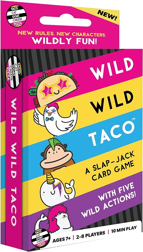 Wild, Wild Taco – by Taco Cat Goat Cheese Pizza - Hilarious, Fast-Paced Slap-Jack Card Game for... | Amazon (US)
