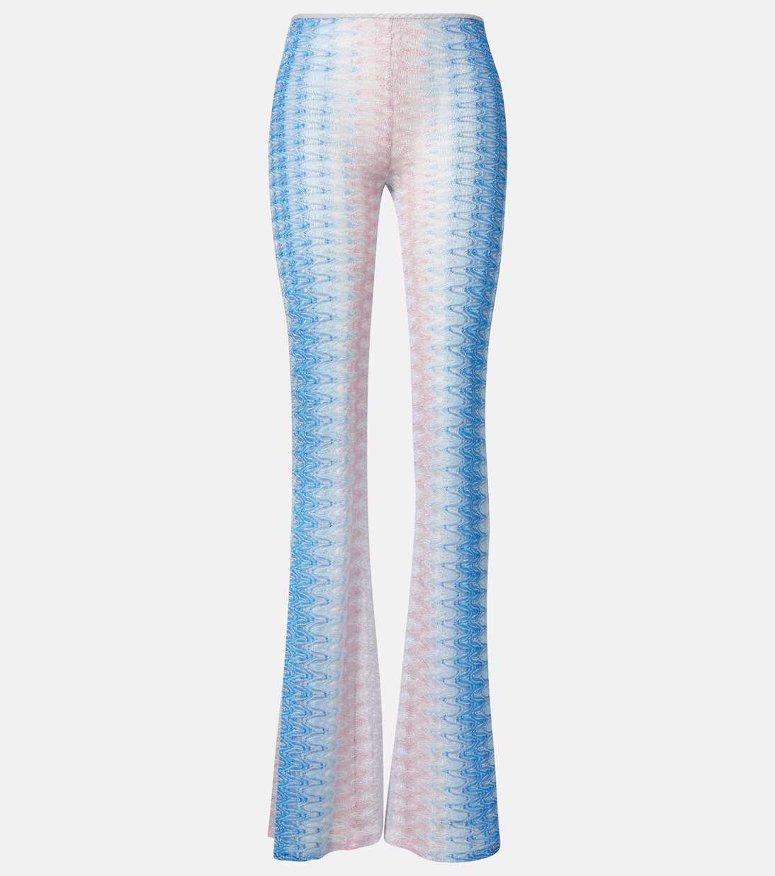 Zig Zag high-rise semi-sheer flared pants | Mytheresa (US/CA)