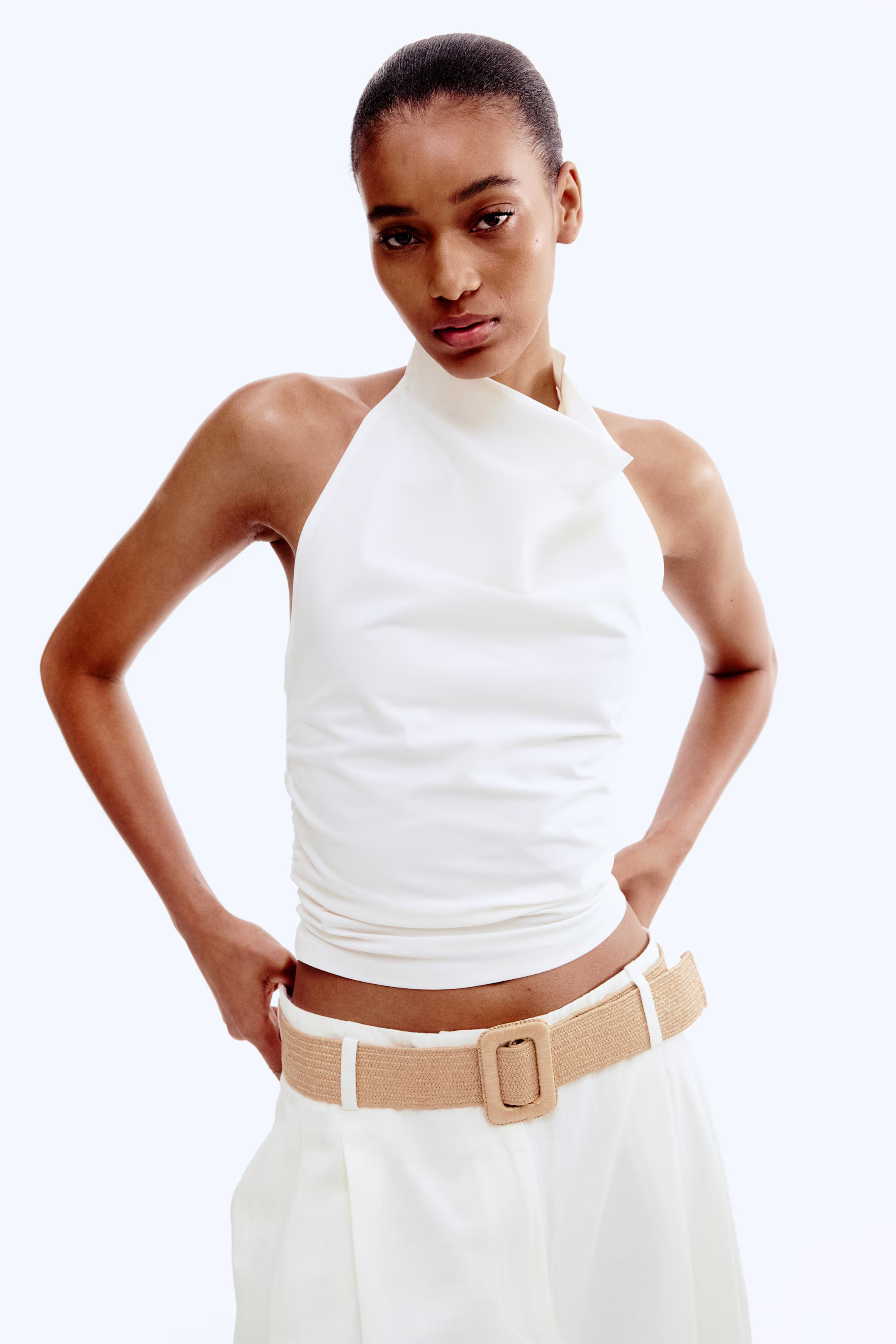 Draped Halterneck Top | H&M (US + CA)
