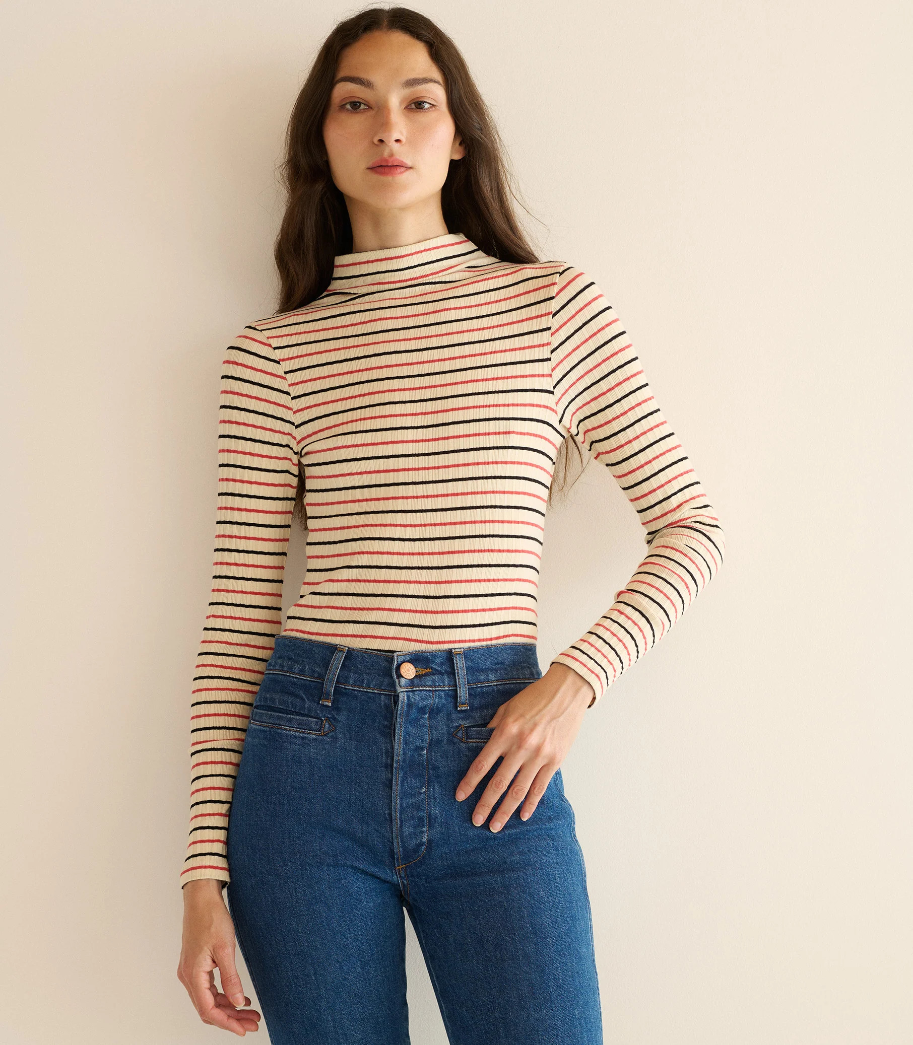 Ginevra Tee - Riviera Stripe | D\u00d4EN | DOEN