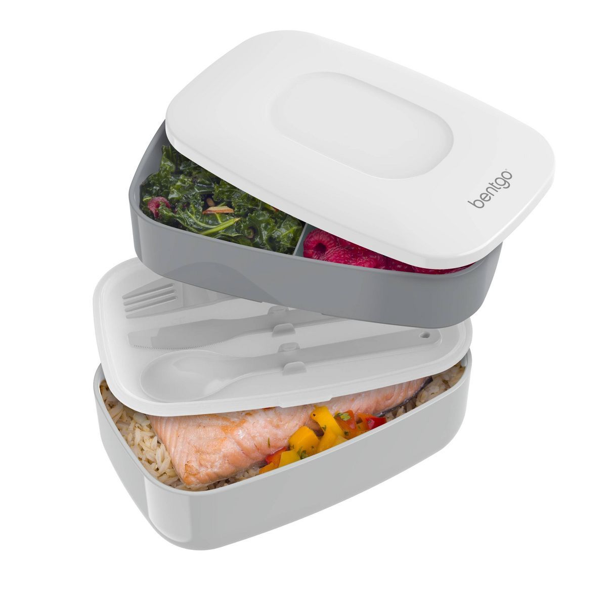 Bentgo Classic All-in-One Stackable Lunch Box Container with Built in Flatware | Target