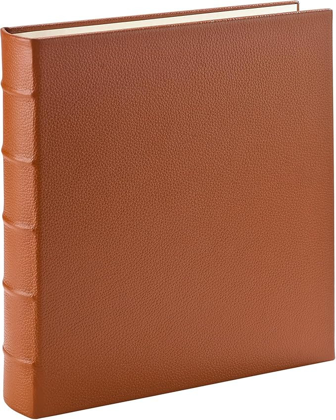 Graphic Image Leather Photo Album with 18 Clear-Pocket Pages, Holds 36, 8.5" x 11" Pictures or Do... | Amazon (US)
