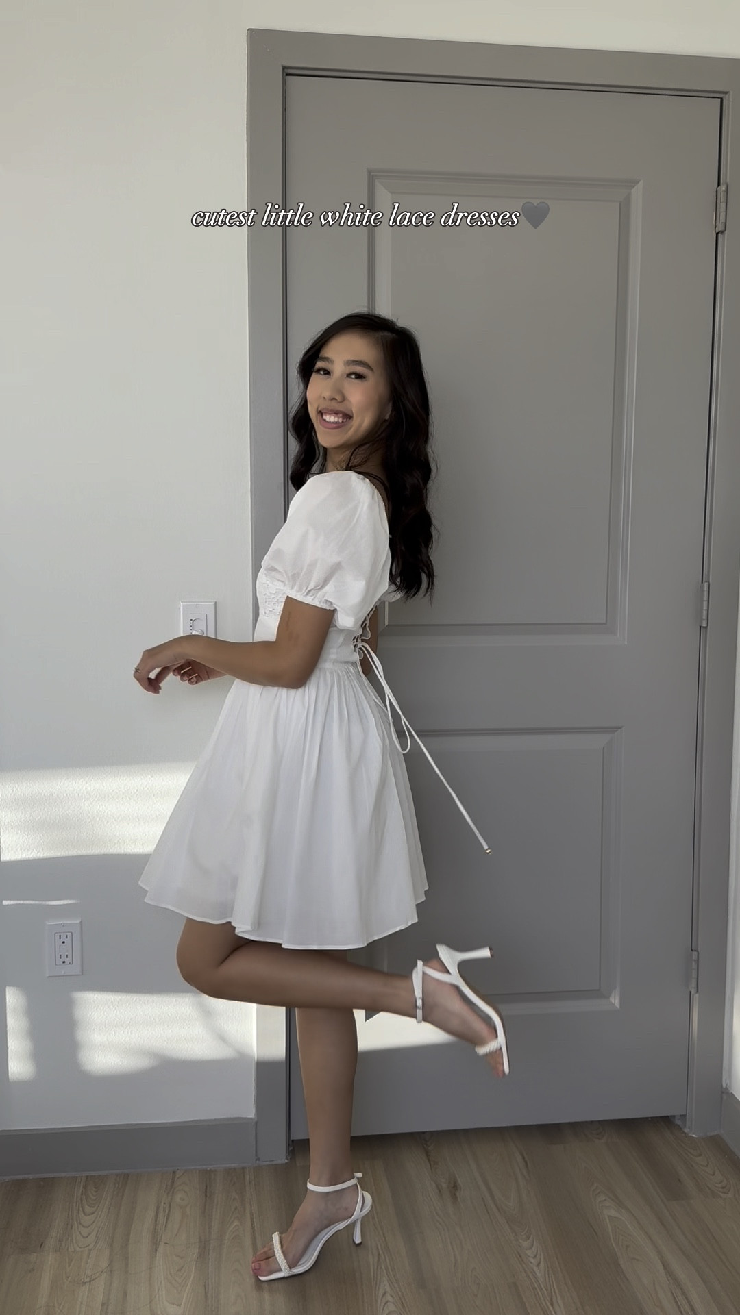 Little white dresses (XS), white dresses, lace dress, bride to be dress, bridal shower outfit, bachelorette outfit, engagement outfit, white mini dress 

#LTKSaleAlert #LTKWedding #LTKFindsUnder50