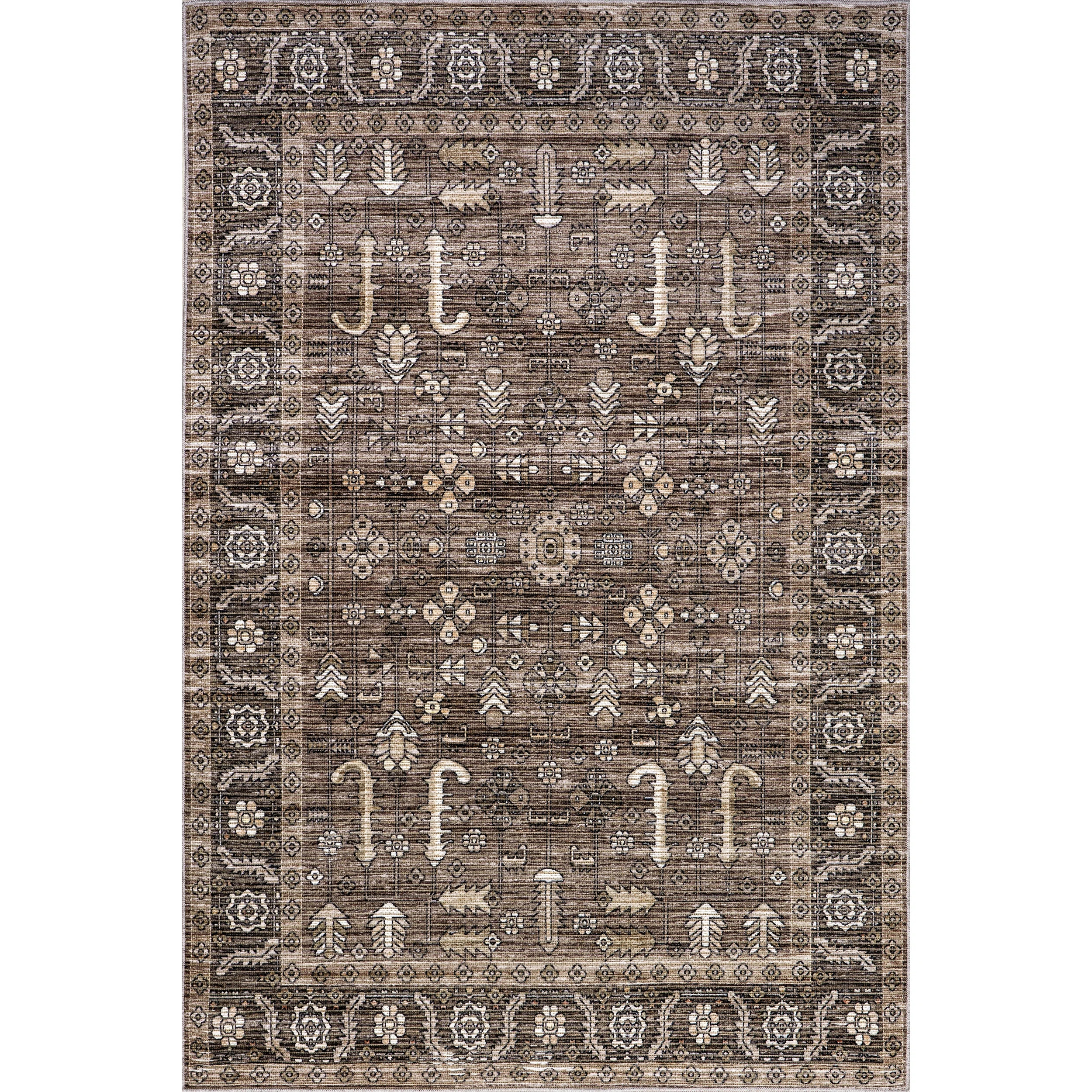 Lauren Liess x Rugs USA Redwood Vintage Machine Washable Area Rug | Wayfair North America