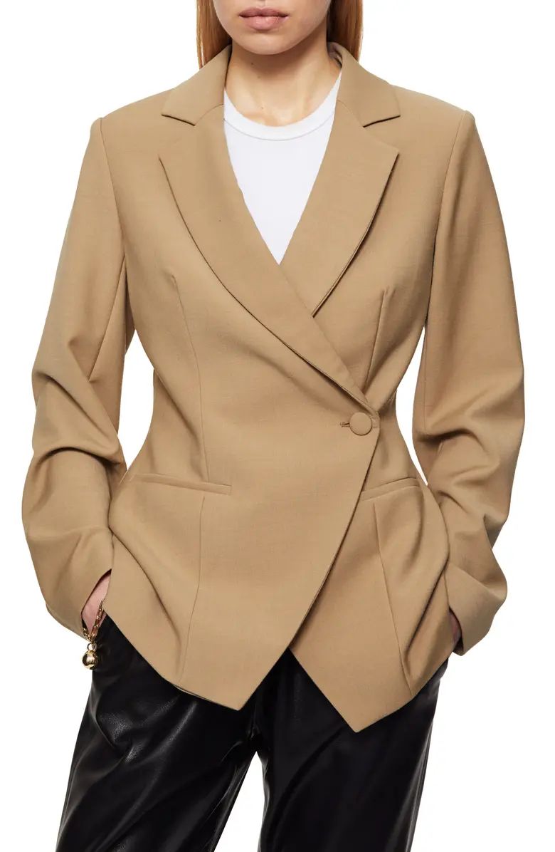 Ade Wrap Wool Blend Blazer | Nordstrom