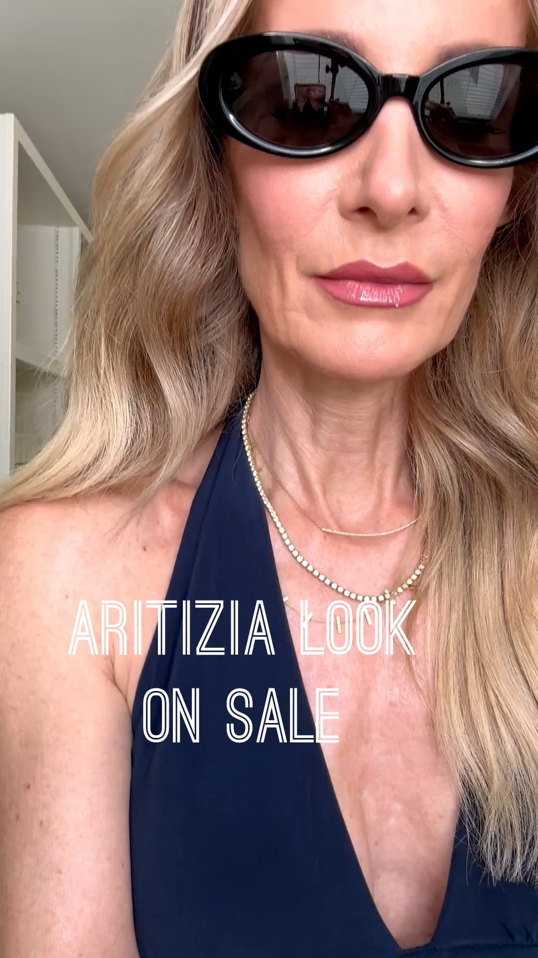 Wearing Aritzia head to toe today, and I’m officially obsessed. 🤍

These are the viral Lodge Pants, and I own them in three colors—camel, gray, and navy. They’re wrinkle-resistant, have a comfortable elastic waistband, pockets (yes, please!), and are hands down the perfect everyday pant. I honestly don’t know how I’ve lived without them!

I paired them with the matching navy halter top for a chic, slimming monochromatic look that’s effortlessly polished.

The best part? Both pieces are on major sale right now, so it’s the perfect time to grab them before they sell out.

✨ Sizing: Wearing an XS in both the pants and the top. Everything runs true to size.

#LTKootd #LTKOver40 #LTKSaleAlert