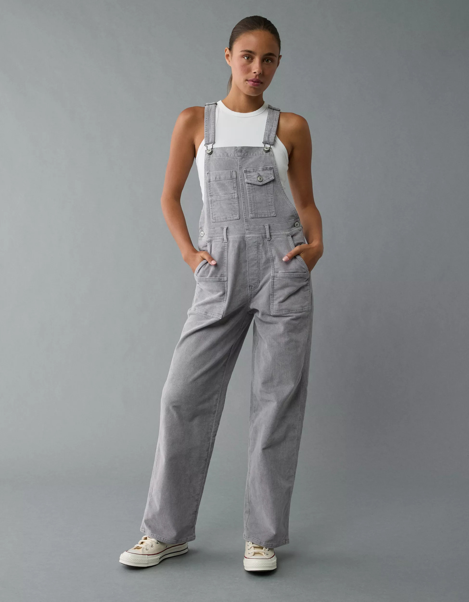 AE Stovepipe Corduroy Overall | American Eagle Outfitters (US & CA)