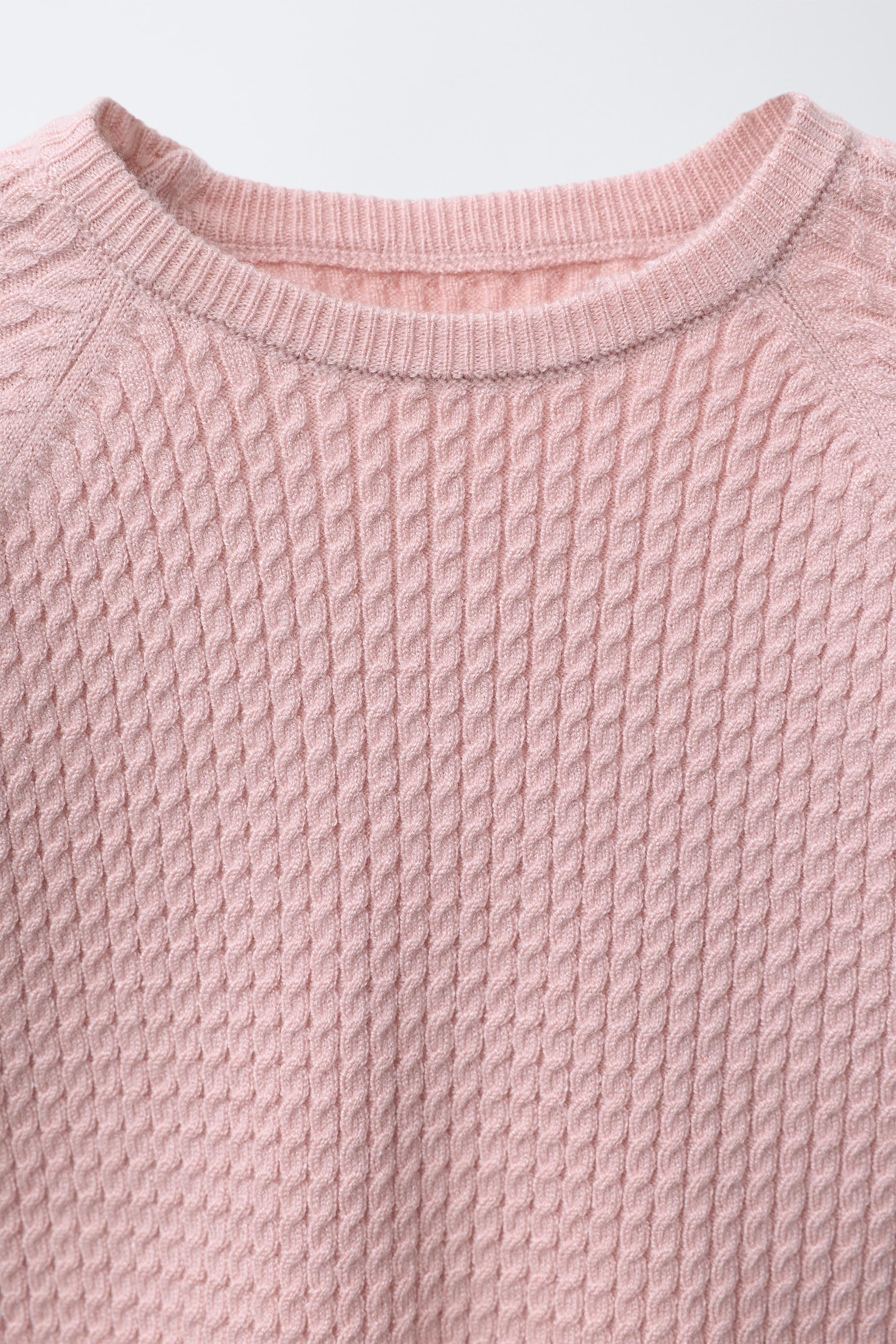 CABLE KNIT SWEATER | Zara US