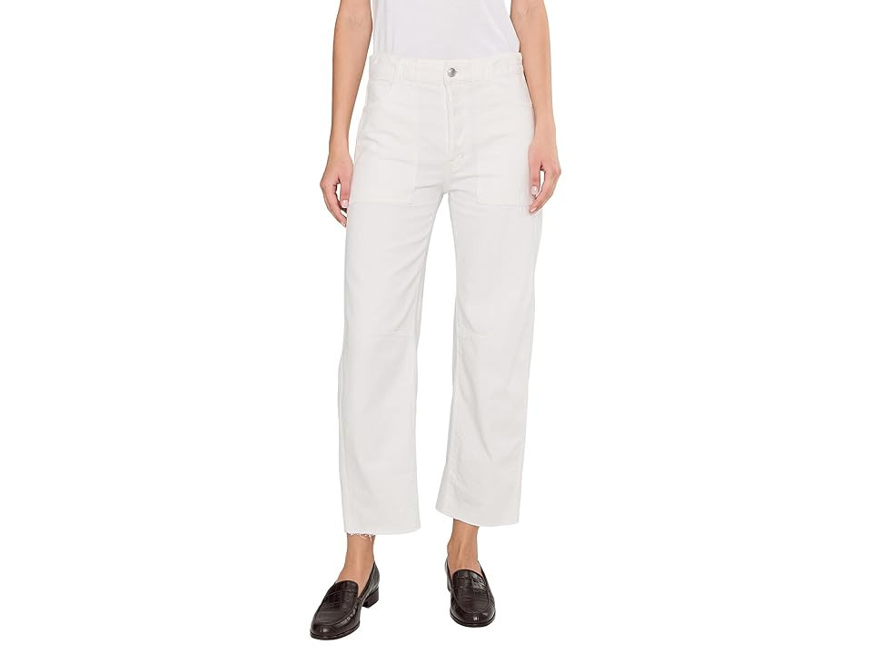 Madewell Military Darted Barrel in Tile White Women's Jeans Tile White : 29 26.5, Cotton/Denim | Zappos