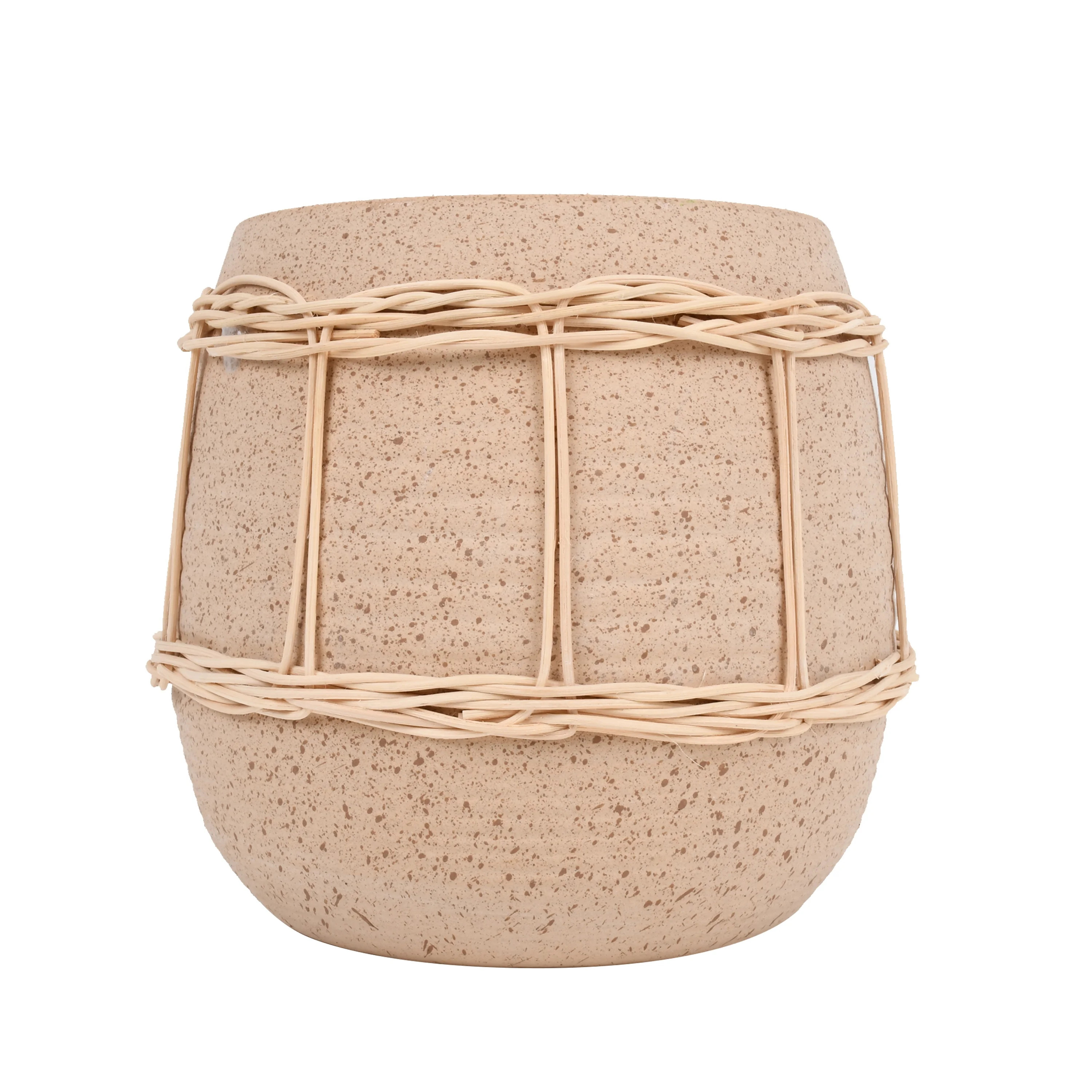 Dave & Jenny Marrs for Better Homes & Gardens 6in Ellie Beige Ceramic Planter | Walmart (US)