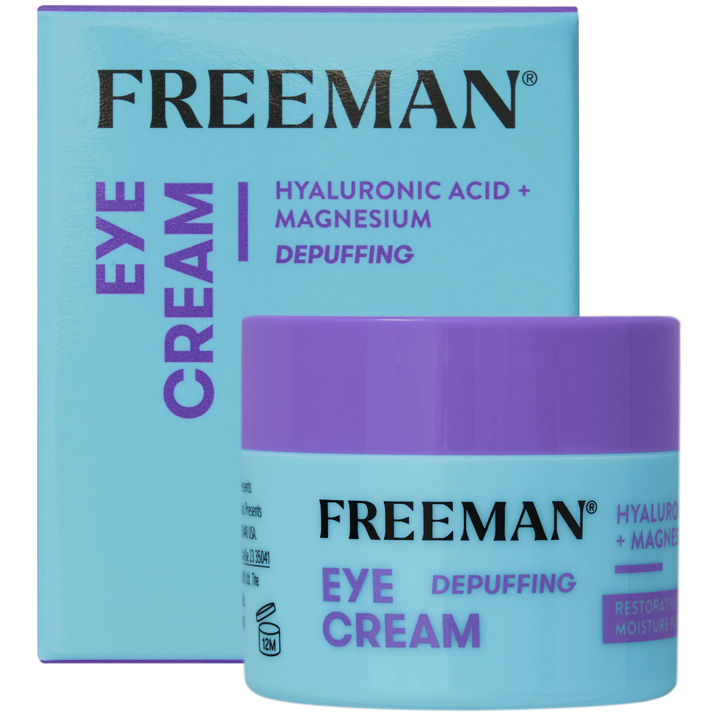 Freeman Skincare Restorative Eye Cream + Overnight Leave-On Facial Treatment - Walmart.com | Walmart (US)