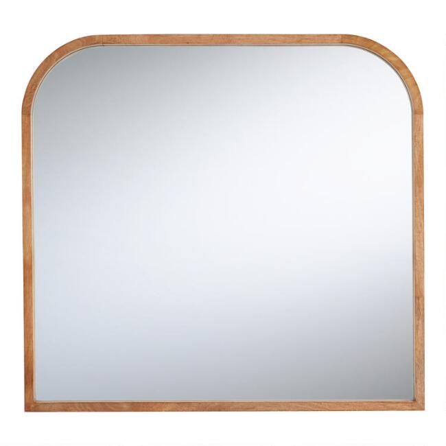 Wood Arched Talia Vanity Mirror | World Market