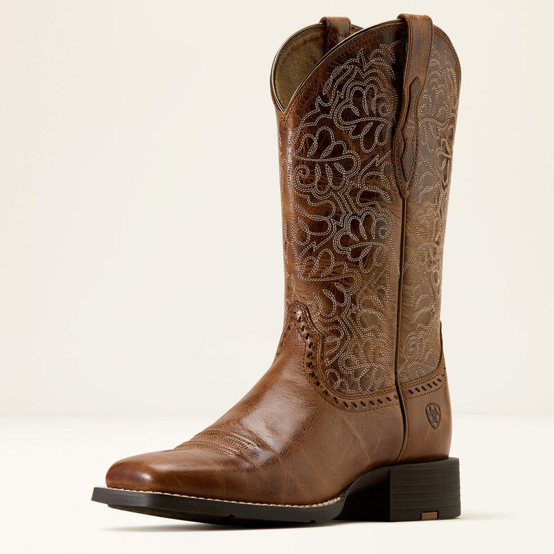 Round Up Remuda Wide Square Toe Western Boot | Ariat (US)
