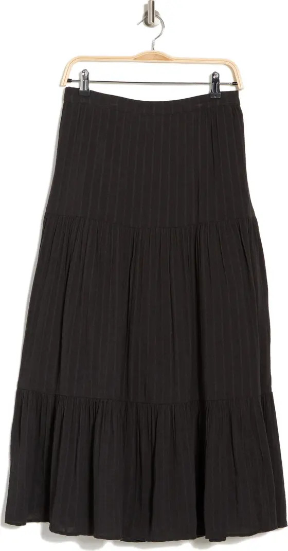 Tiered Cotton Blend Maxi Skirt | Nordstrom Rack