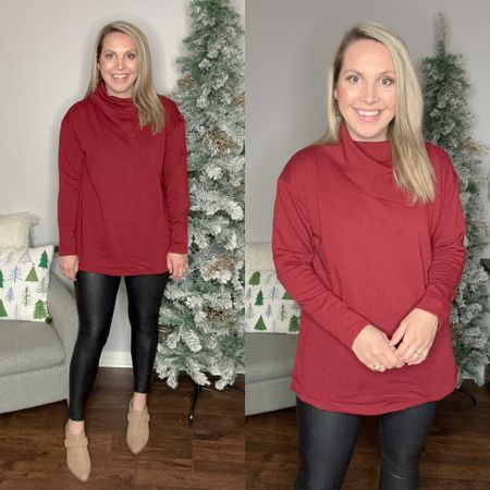 Size small sweater and size small leggings. 30% off shoes 

Holiday outfit, Christmas outfit, Christmas style, Walmart style, Christmas tree, nye outfit, New Year’s Eve outfit 

#LTKSeasonal #LTKHoliday #LTKstyletip