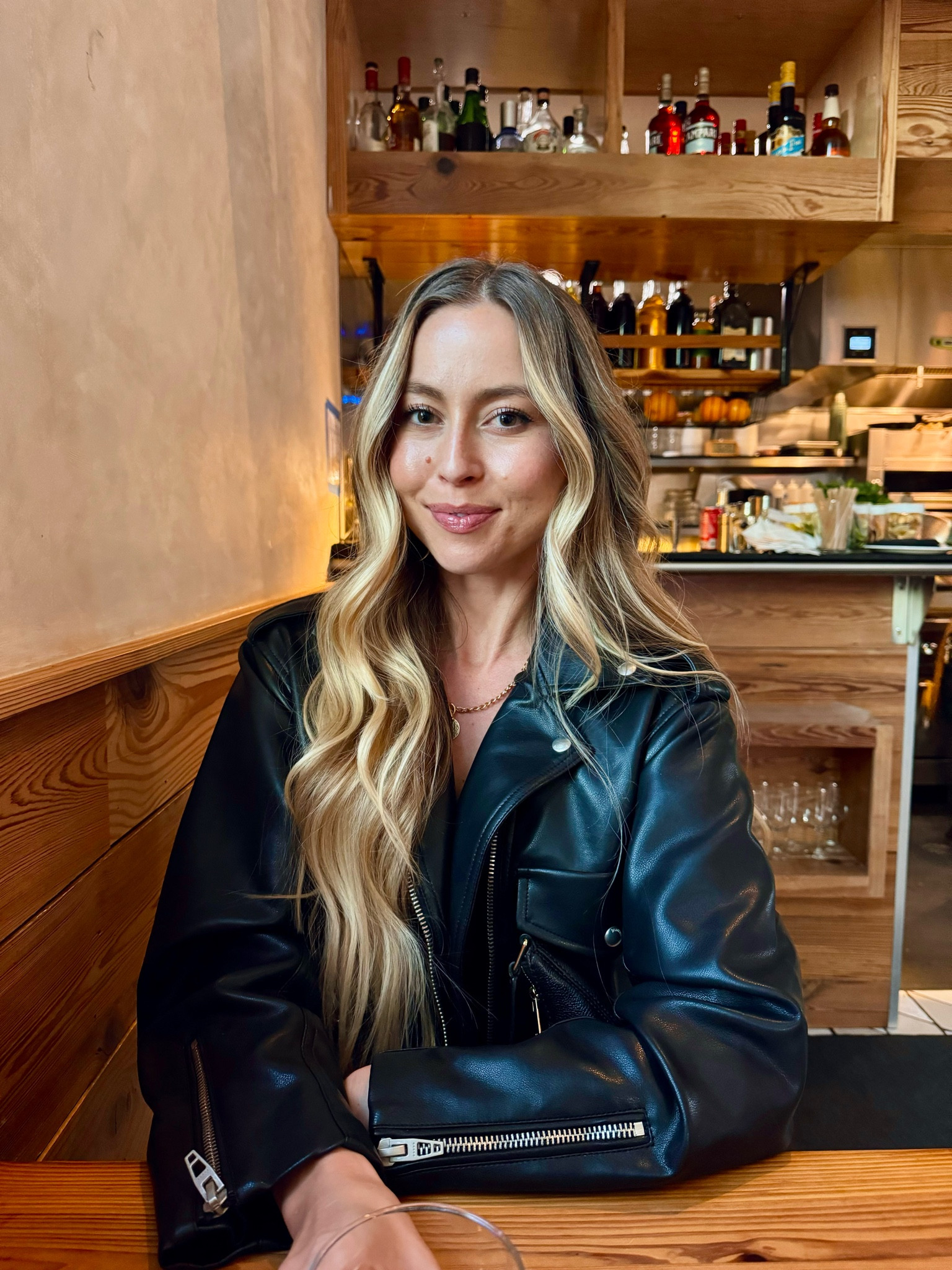 My absolutely fabled faux leather jacket over ever owned 👀 It’s a staple in my wardrobe! Wearing an XS 