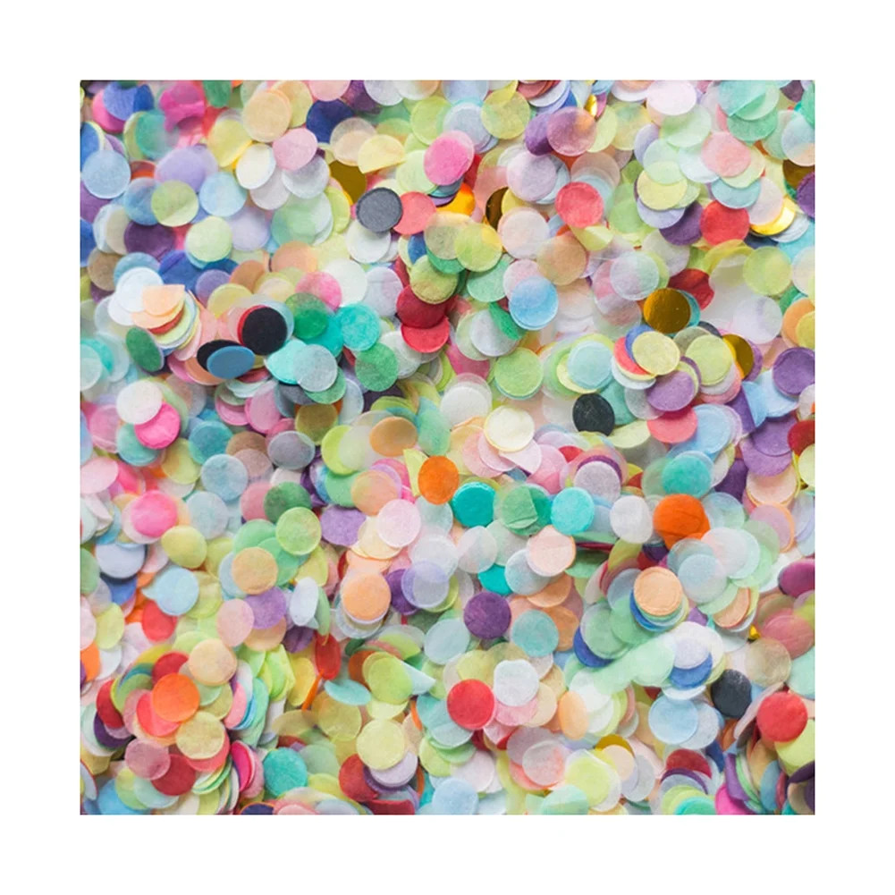 Sarkoyar 1cm Round Paper Confetti DIY Birthday Baby Shower Wedding Party Glitter Decor | Walmart (US)