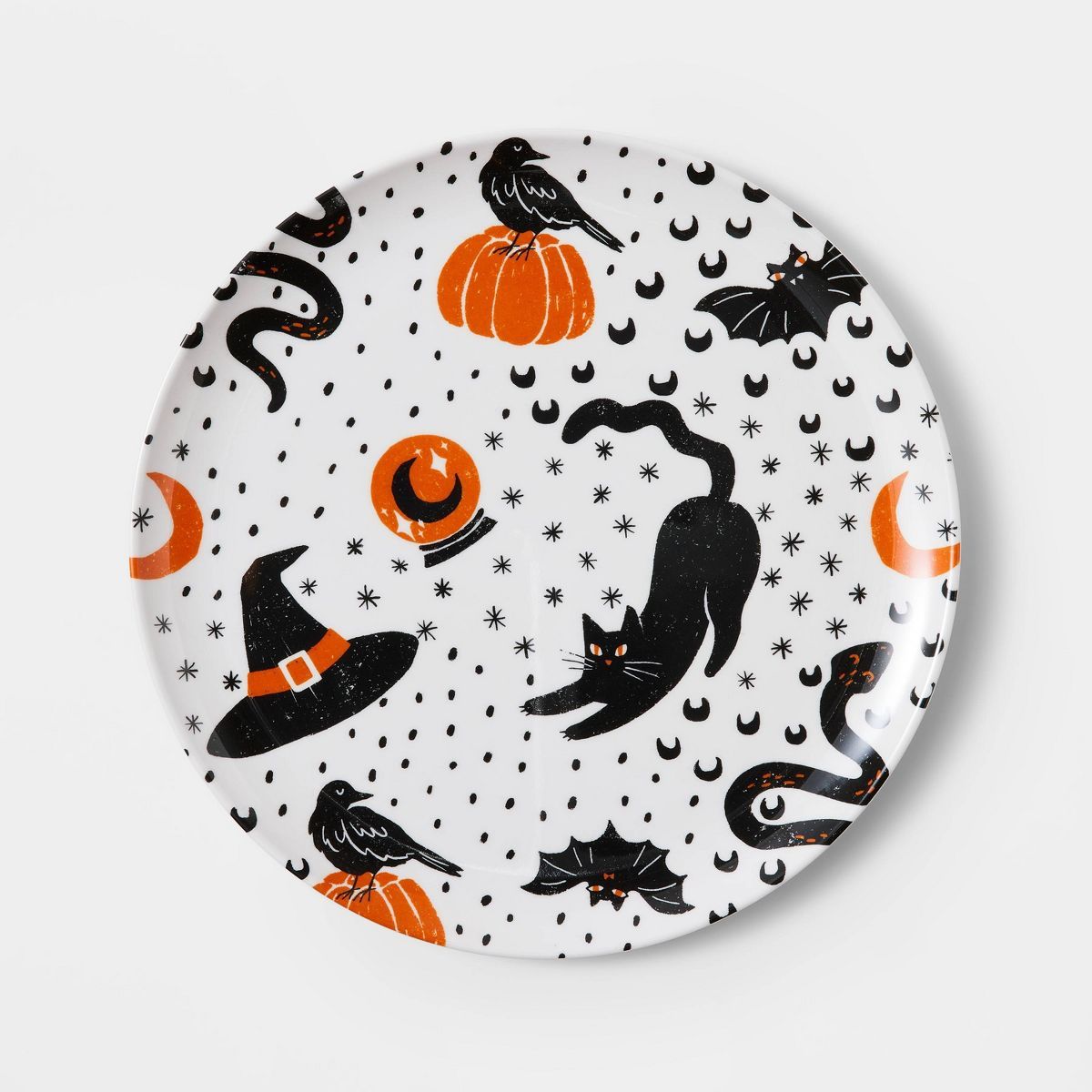 Halloween Icons Dinner Plate White - Hyde & EEK! Boutique™ | Target