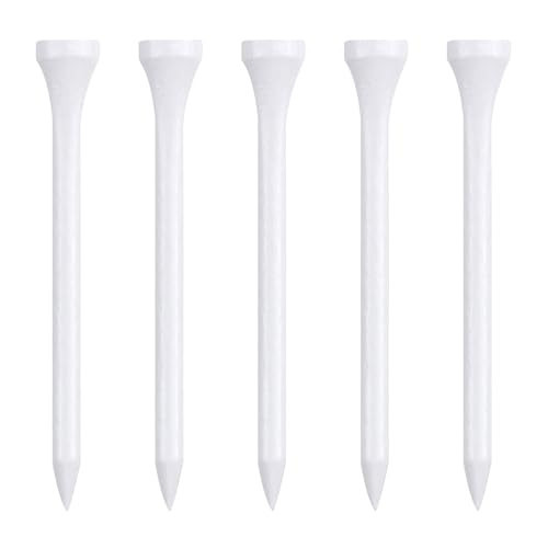 Zivisk Wooden Golf Tees 3-1/4 inch 100 Count, Long Golf Wood Tees(White,83mm) | Amazon (US)