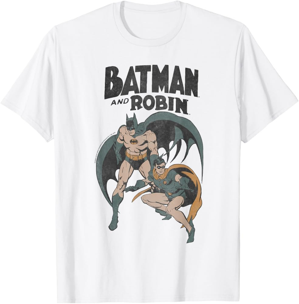 Batman and Robin Vintage T-Shirt | Amazon (US)