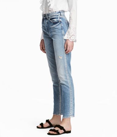 H&M Vintage High Cropped Jeans $39.99 | H&M (US)