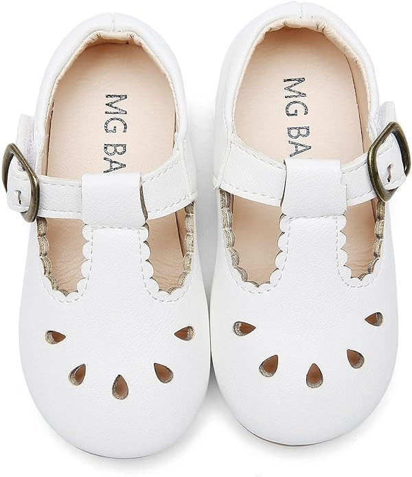 DADAWEN Girl's Classic Mary Jane School Uniform Shoes Flat Dress Shoes | Amazon (US)