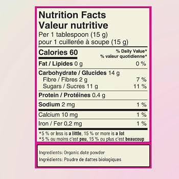 LIVA 100% Pure Organic Date Sugar 1KG Bag | Source of FIbre, Non GMO, Certified Kosher, Gluten-Fr... | Amazon (CA)