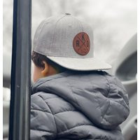 Engraved Leather Patch Hat, Custom Name Youth Infant Snapback Personalized Kids Baseball Baby Child  | Etsy (US)